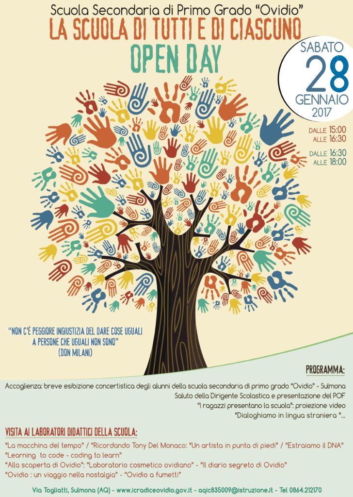 OPEN DAY Scuola Secondaria di I Grado
