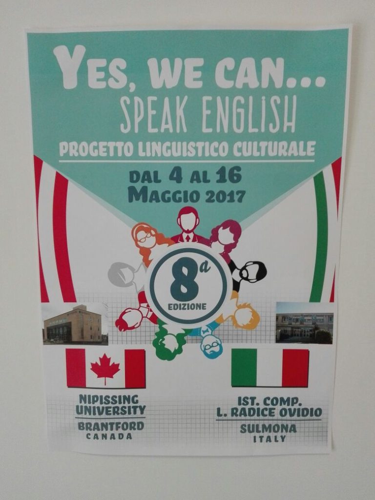 Student teachers canadesi ospiti dell’Istituto “Radice-Ovidio”