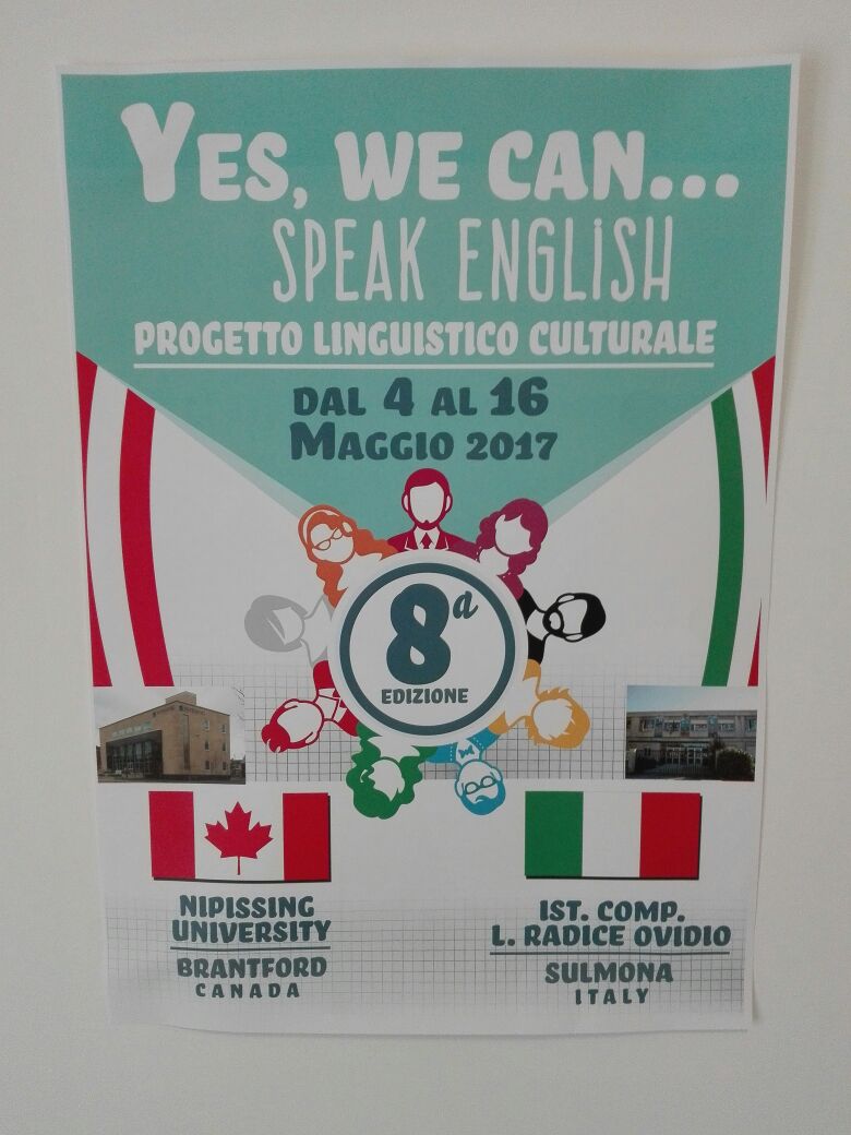Student teachers canadesi ospiti dell’Istituto “Radice-Ovidio”