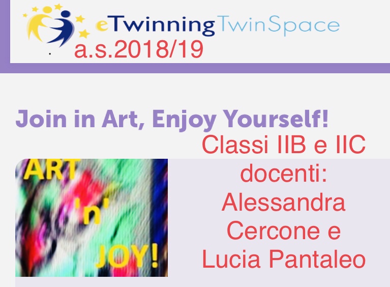 Progetto E-twinning 2018-19