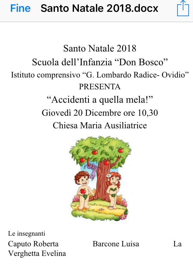 Infanzia Don Bosco-Invito