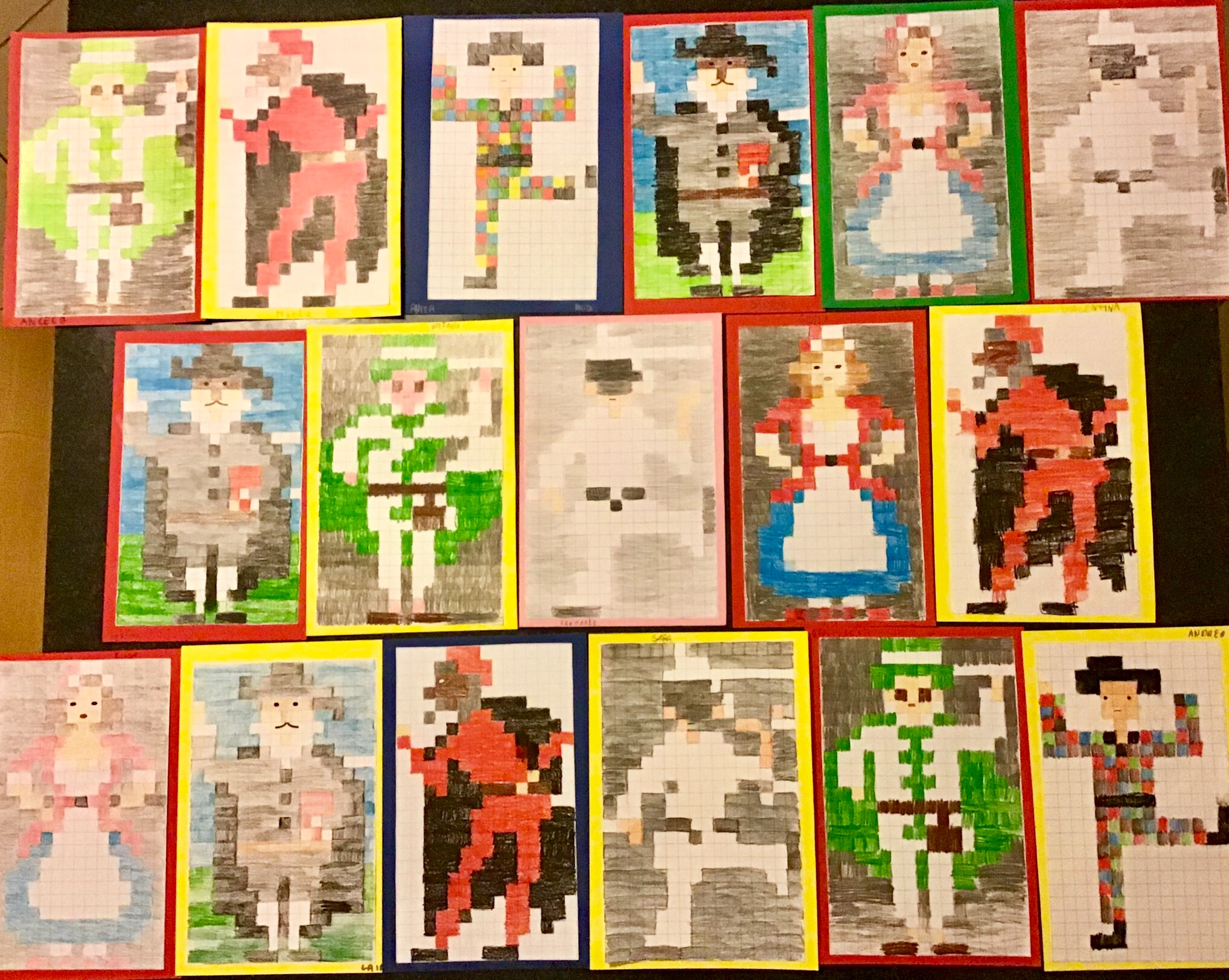 Carnevale in pixel art