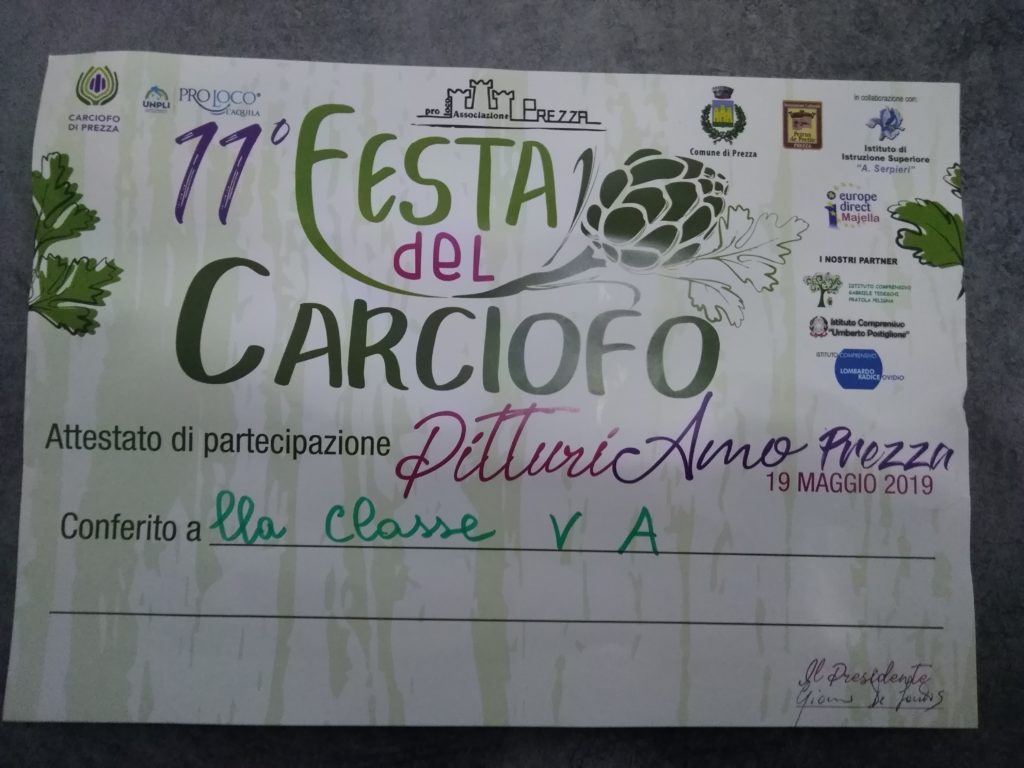 Prezza: 11°festa del Carciofo