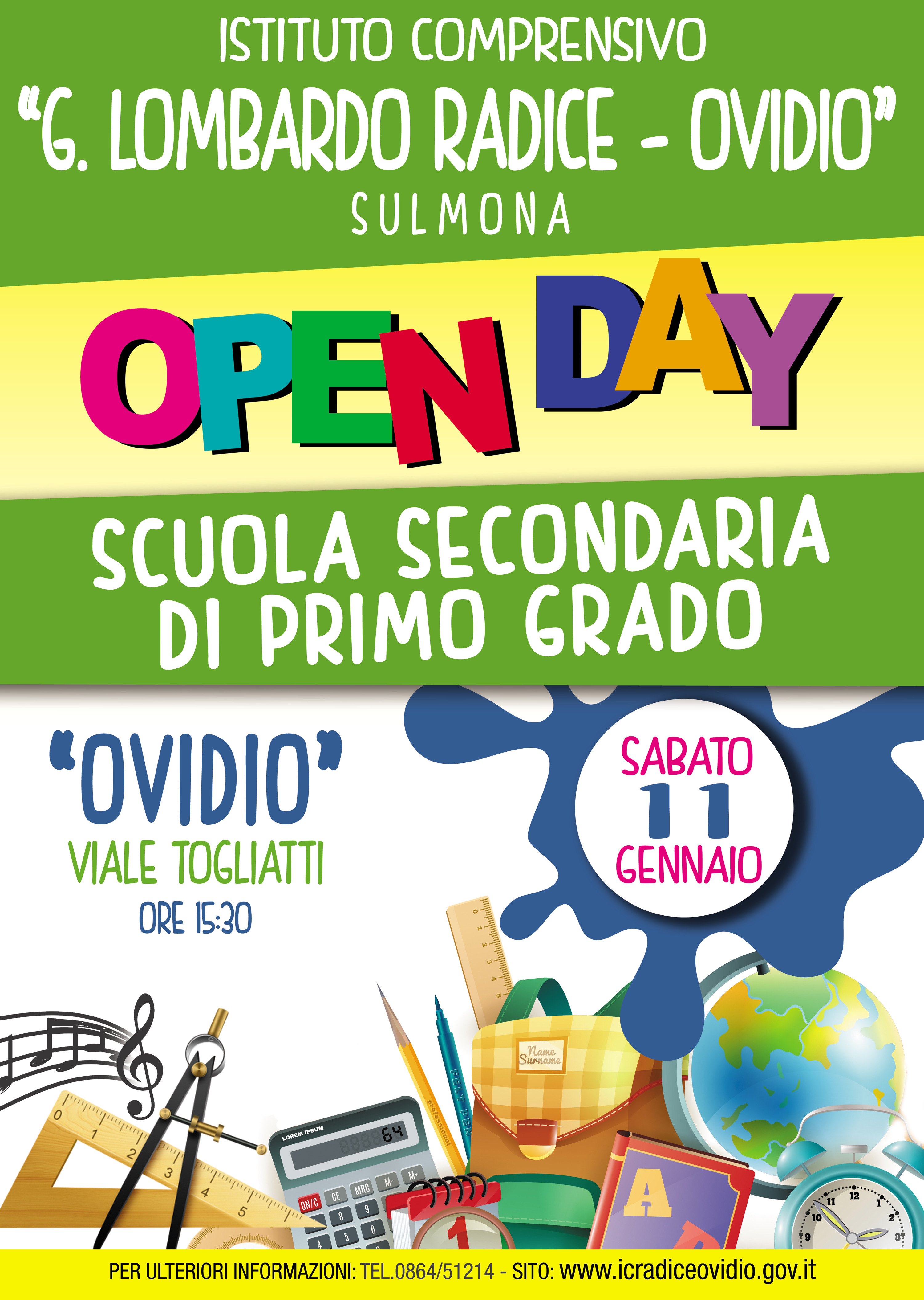 OPEN DAY SCUOLA SECONDARIA DI PRIMO GRADO