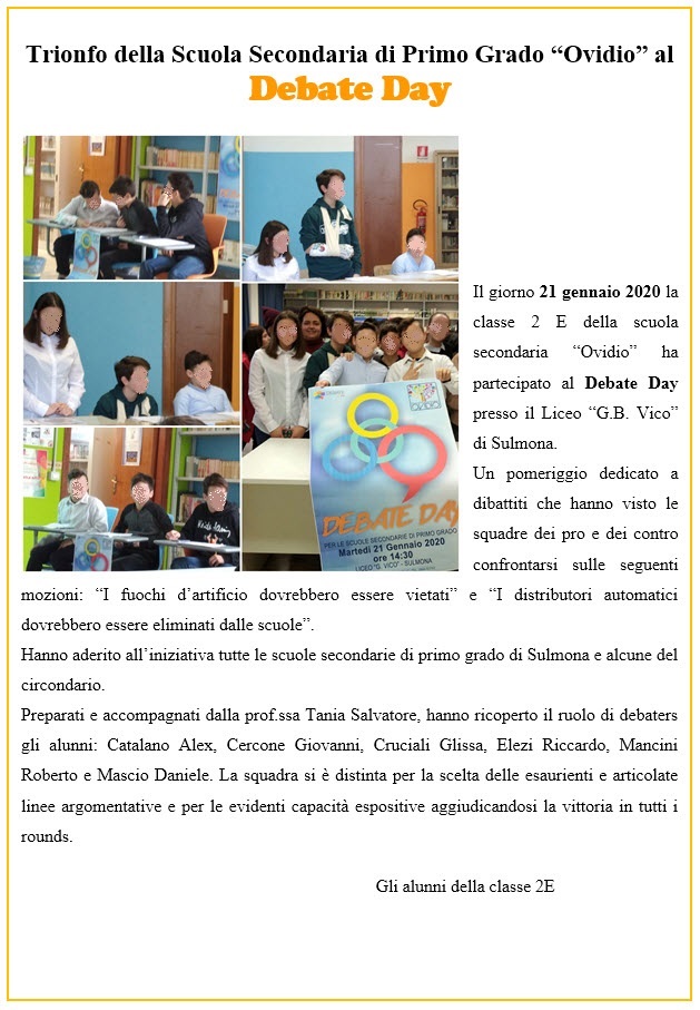 Debate day