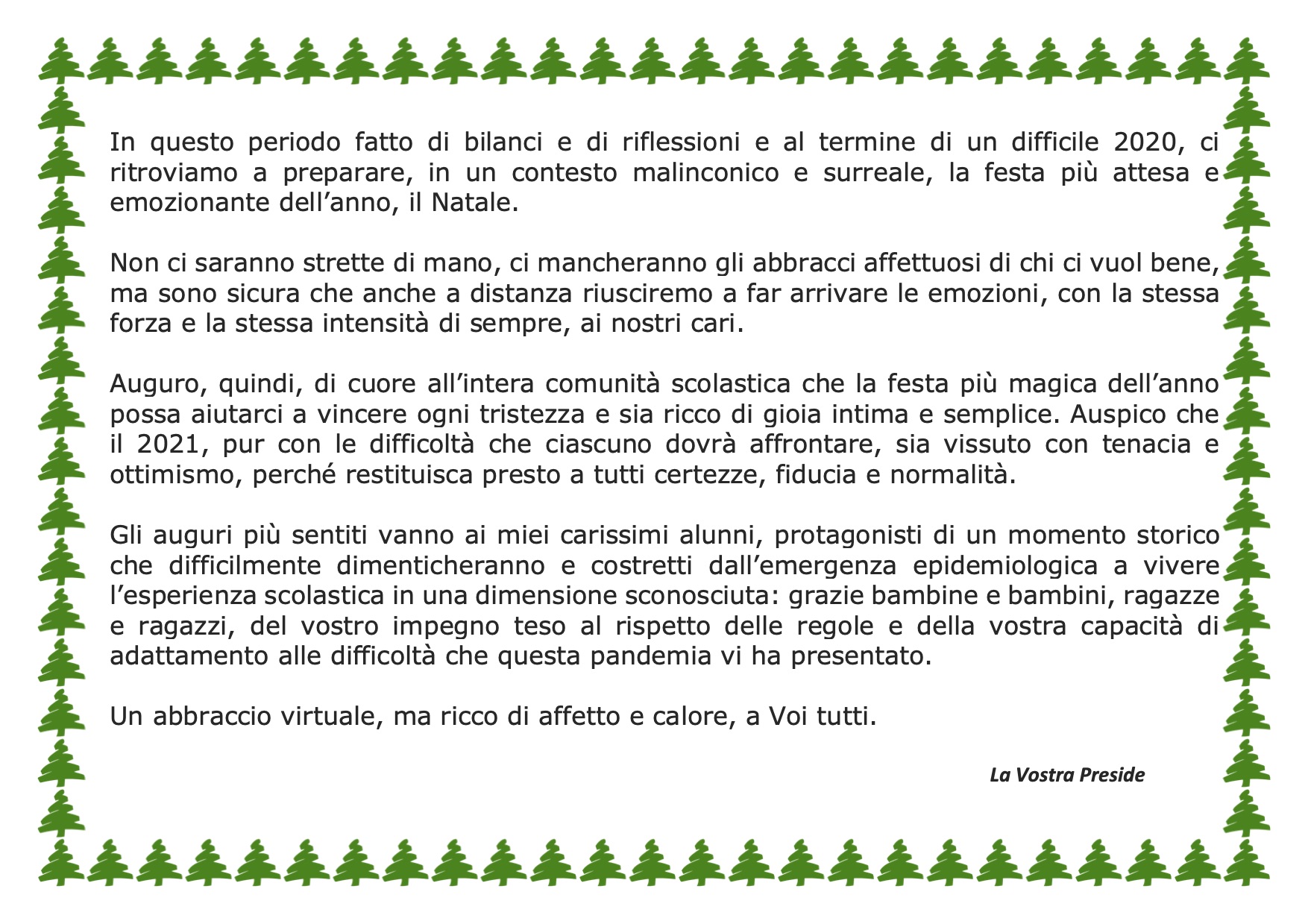 Auguri di buon Natale 2020 e felice 2021!