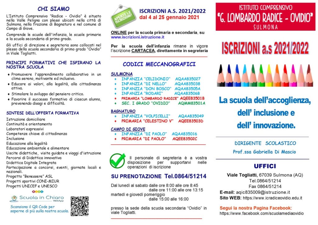 SPECIALE ISCRIZIONI!!!!!