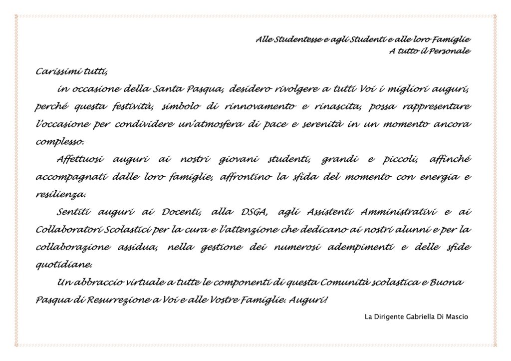 Auguri Pasqua 2021!