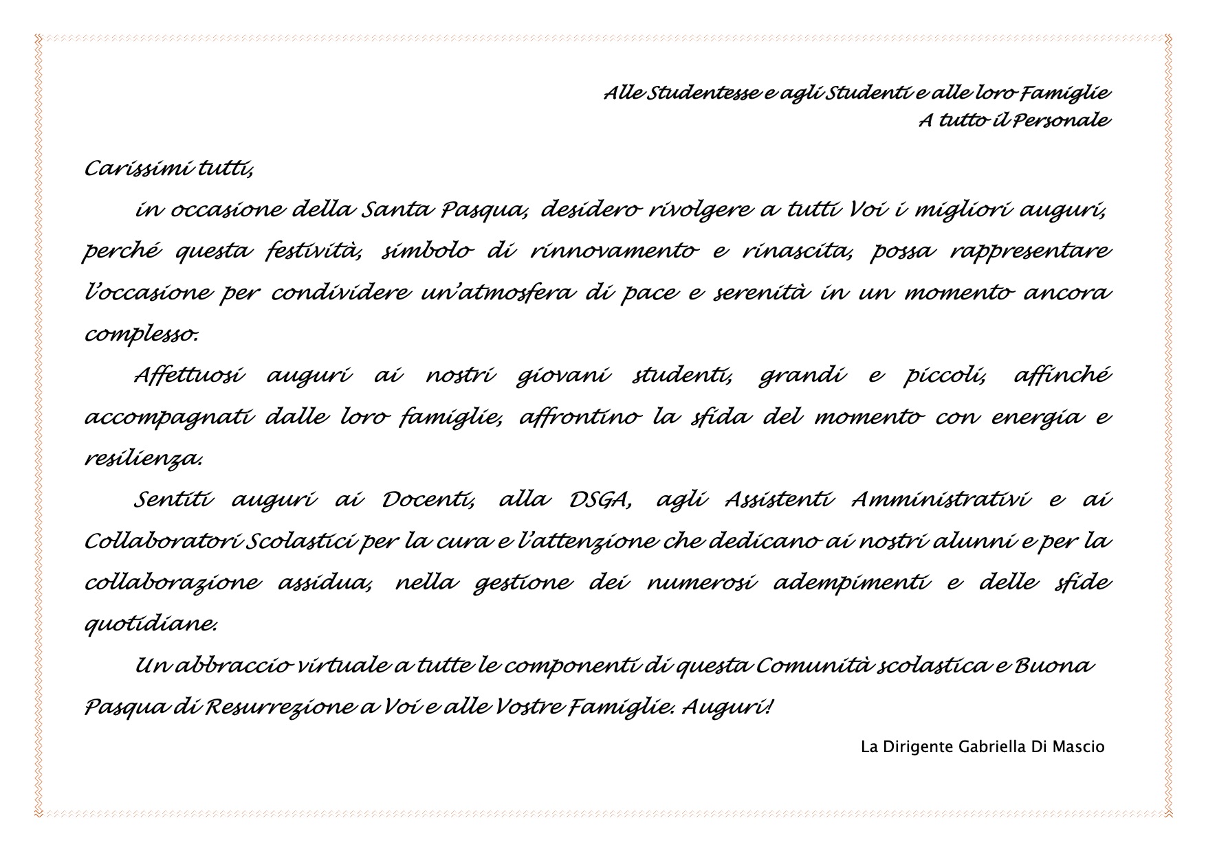 Auguri Pasqua 2021!