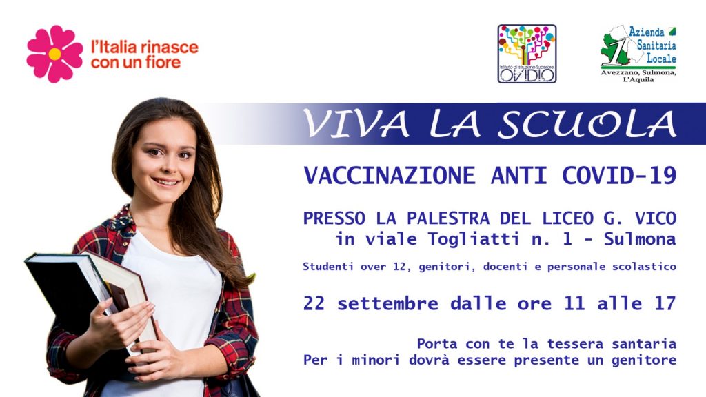 VACCINAZIONE ANTI COVID-19 A SCUOLA