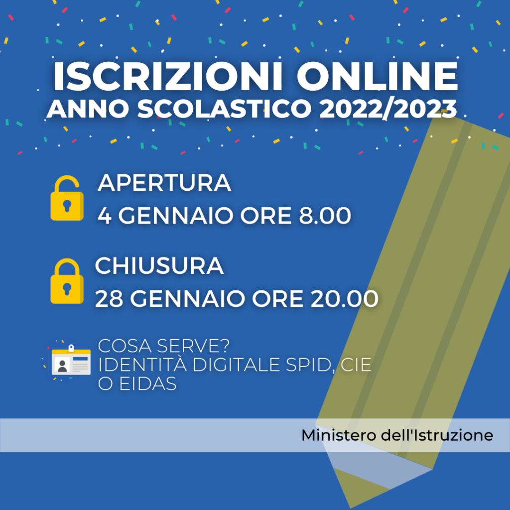 SPECIALE ISCRIZIONI a.s. 2022/2023