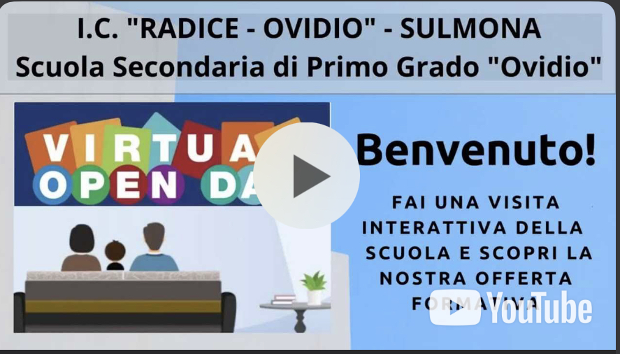 OPEN DAY-Tour virtuale scuola secondaria di I grado “OVIDIO”
