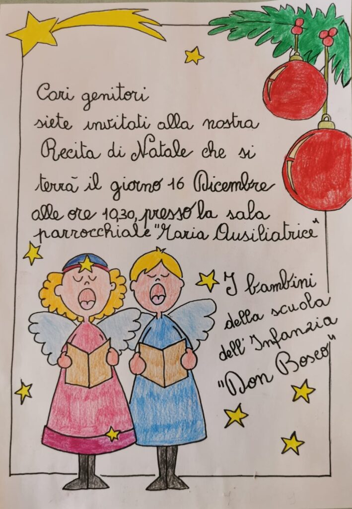Scuola dell’Infanzia DON BOSCO-Invito