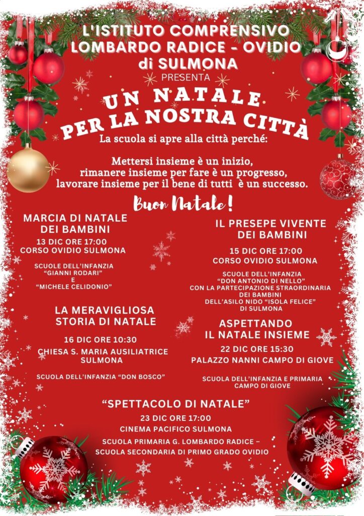 Un Natale per la nostra città!