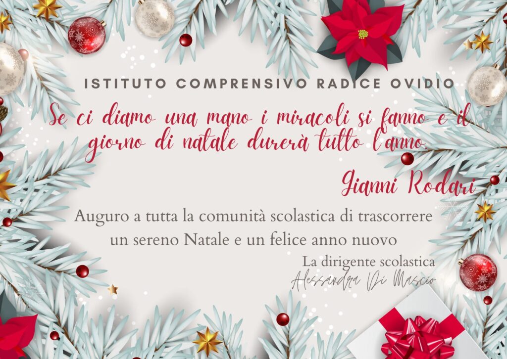 Auguri di buone feste-Natale2022