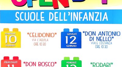 OPEN DAY SCUOLE DELL’INFANZIA DELLA “LOMBARDO RADICE-OVIDIO”