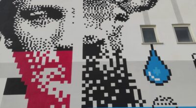 Murales “Il mito di Diana e Atteone” Scuola primaria Lombardo Radice